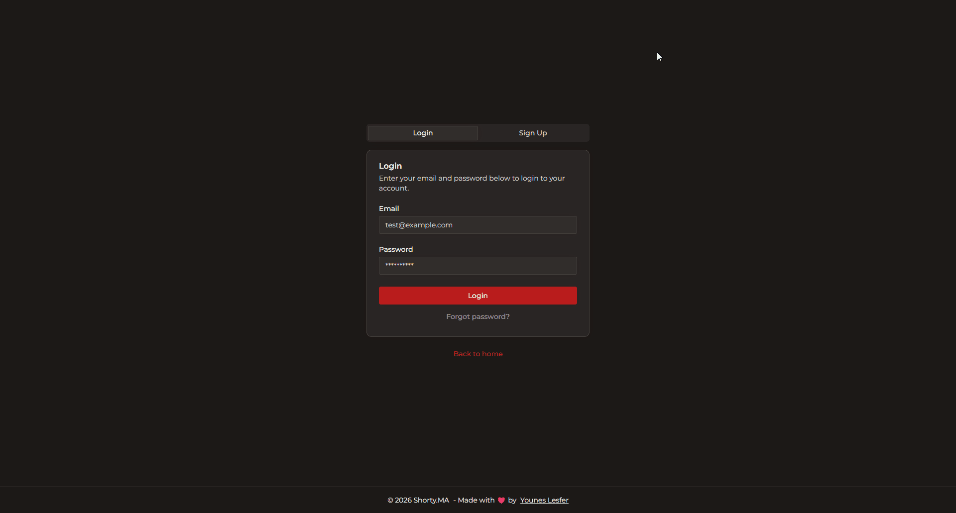 Shorty screenshot 2